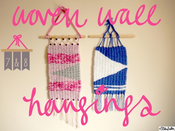 Create 28 - No. 7&8 - Woven Wall Hangings at www.elistonbutton.com - Eliston Button - That Crafty Kid