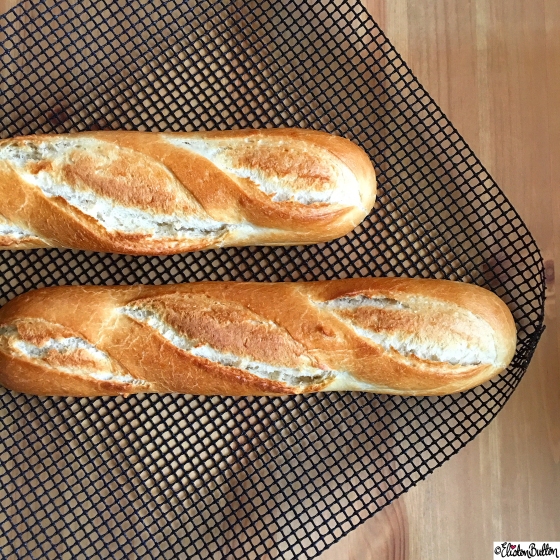 Freshly Baked French Bread Baguettes - Around Here…November 2015 at www.elistonbutton.com - Eliston Button - That Crafty Kid