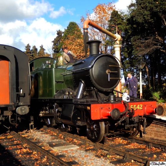 Gloucestershire Warwickshire Steam Railway's Steam Train - Around Here…November 2015 at www.elistonbutton.com - Eliston Button - That Crafty Kid