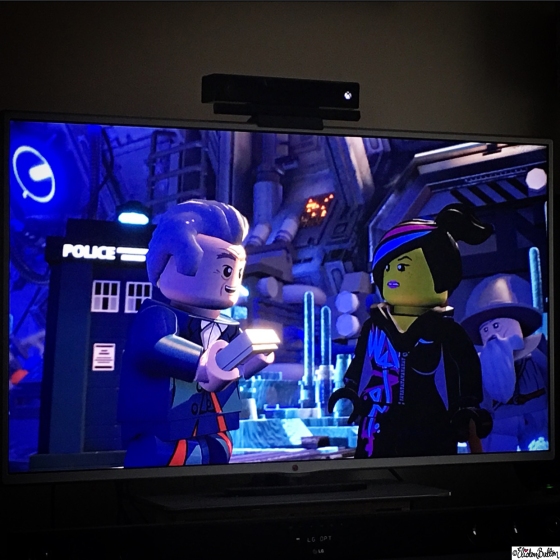 Lego Doctor Who with Wildstyle and Gandalf in Lego Dimensions -Around Here…November 2015 at www.elistonbutton.com - Eliston Button - That Crafty Kid