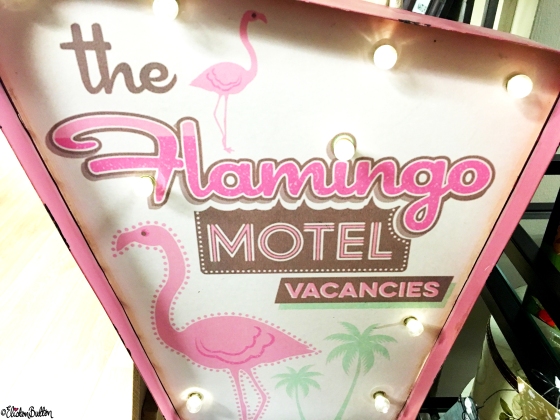 The Flamingo Motel Marquee Light Sign - A Festive Adventure at www.elistonbutton.com - Eliston Button - That Crafty Kid