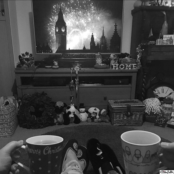 Day 01 - Black + White - New Years Eve Fireworks with a Cup of Tea - Photo-a-Day - January 2016 at www.elistonbutton.com - Eliston Button - That Crafty Kid – Art, Design, Craft and Adventure.