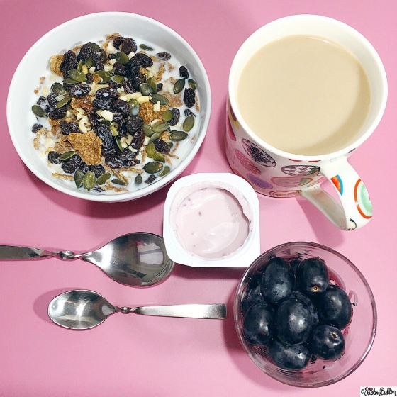 Day 21 - Morning - Healthy Breakfast Flatlay - Photo-a-Day - January 2016 at www.elistonbutton.com - Eliston Button - That Crafty Kid – Art, Design, Craft and Adventure.